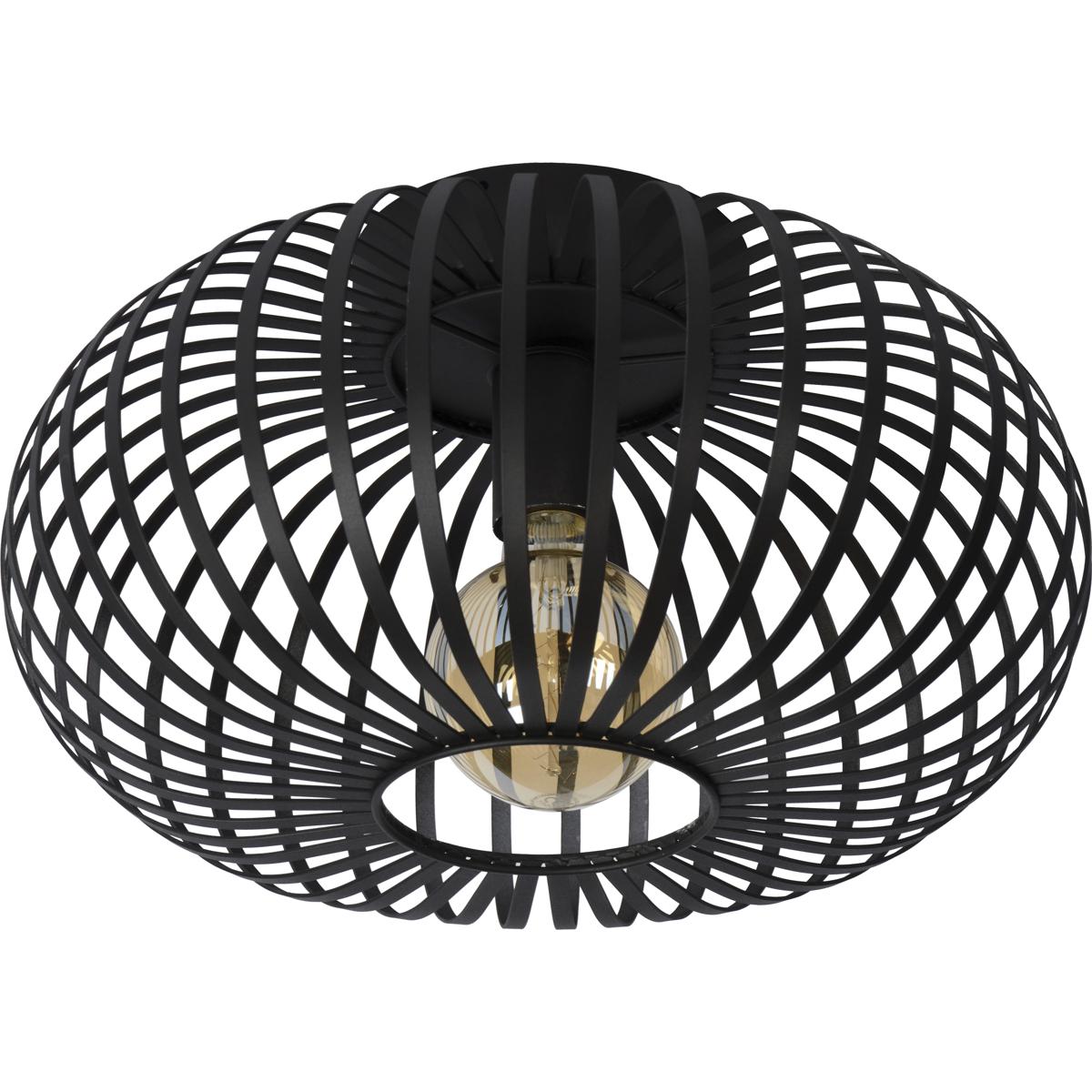 Renwil LPC4321 Ivy 1 Light 15.5 inch Black Flush Mount Ceiling Light