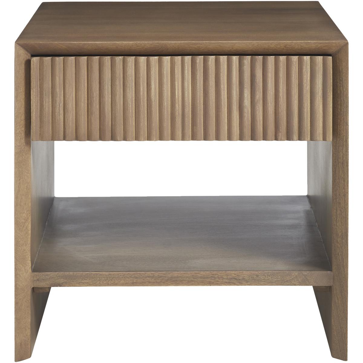Renwil TA552 Jaime 22 X 22 inch Light Brown Side Table