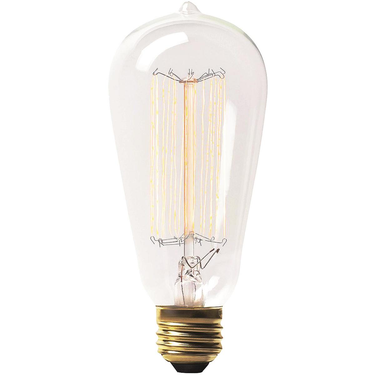 Renwil LB001-3 Retro Incandescent B E26 60 watt Light Bulb, Pack of 3