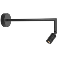 Bullet Head LED 2 inch Black Wall Sconce Wall Light, LS Series LED, 18in Arm