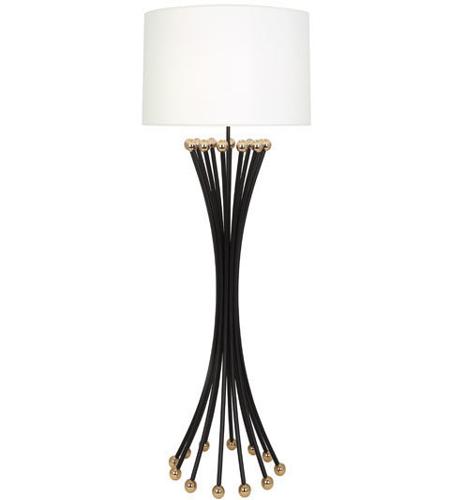 Polished Brass Floor Lamp Portable Light, Adler Floor Lamp