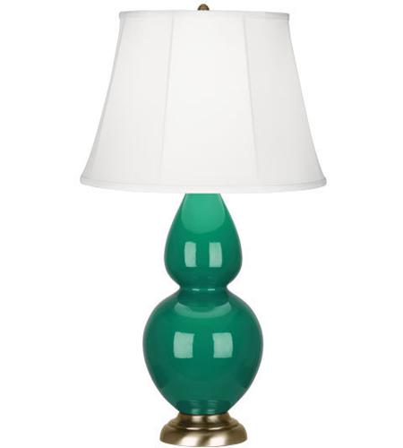 Robert Abbey Eg20 Double Gourd 31 Inch, Emerald Green Table Lamp