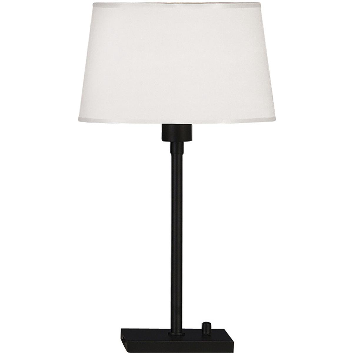 Robert Abbey 1832 Real Simple 22.75 inch 100 watt Matte Black Powder Coat Table Lamp Portable Light