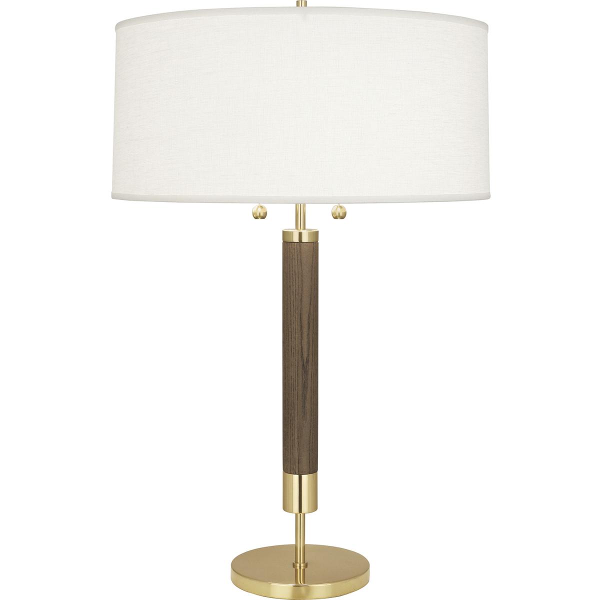 Robert Abbey 205 Dexter 28.25 inch 100 watt Modern Brass Table Lamp Portable Light