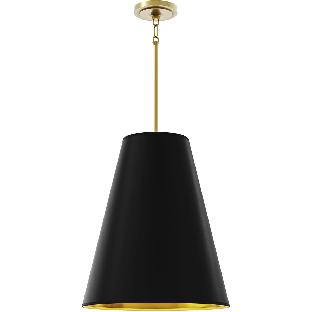Robert Abbey 494MOS Chrissy 4 Light 18 inch Modern Brass Island Pendant Ceiling Light in Matte Obsidian With Matte Gold