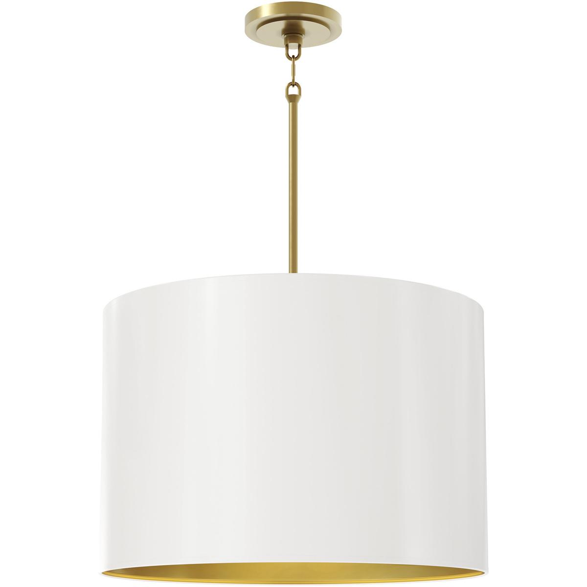 Robert Abbey 496MDY Jack 4 Light 21 inch Modern Brass Pendant Ceiling Light in Matte Daisy With Matte Gold