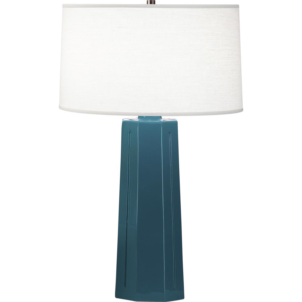 Robert Abbey 964 Mason 25.88 inch 150 watt Peacock Table Lamp Portable Light