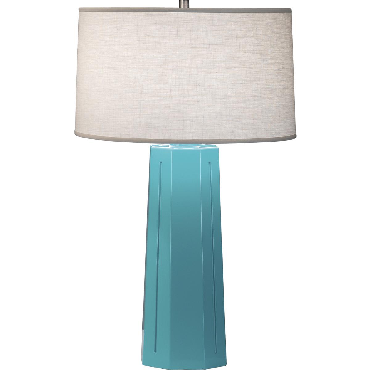 Robert Abbey 973 Mason 25.88 inch 150 watt Egg Blue Table Lamp Portable Light