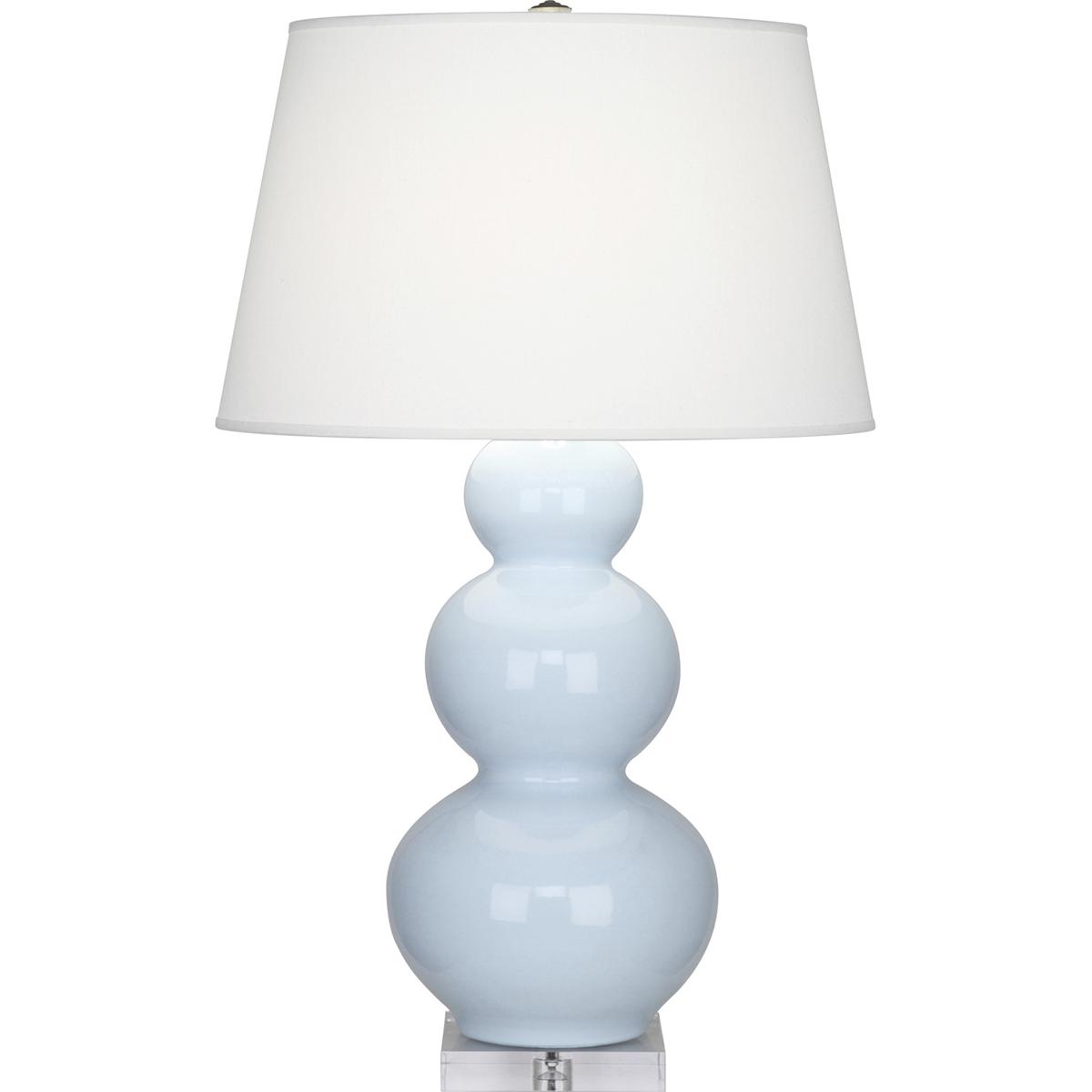 Lighting New York A361X Robert Abbey Triple Gourd 33 inch 150 watt Baby Blue Table Lamp Portable Lig