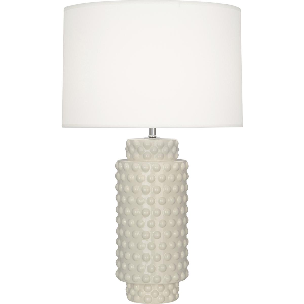 Robert Abbey BN800 Dolly 27.5 inch 150 watt Bone Table Lamp Portable Light in Fondine