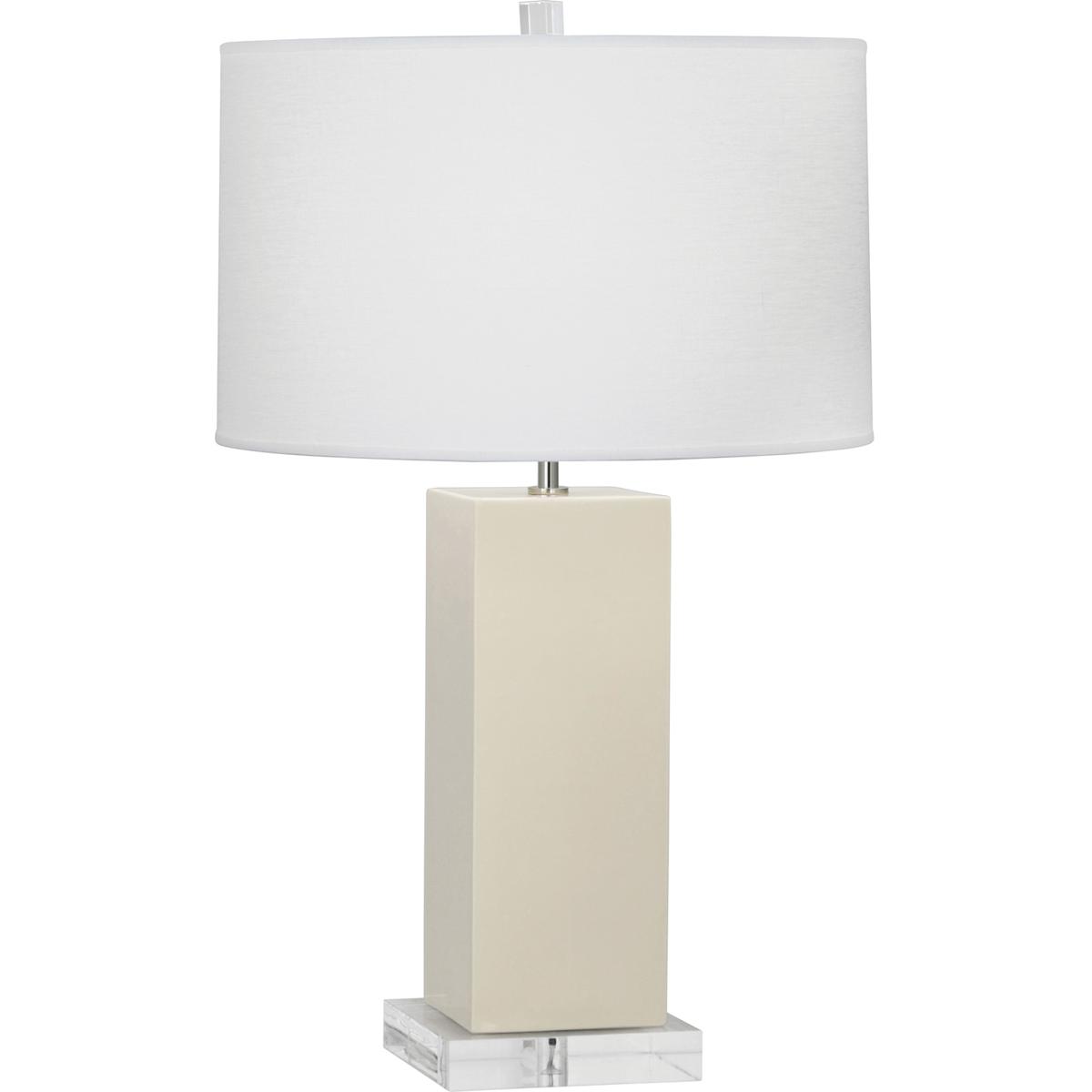 Robert Abbey BN995 Harvey 33 inch 150 watt Bone Table Lamp Portable Light