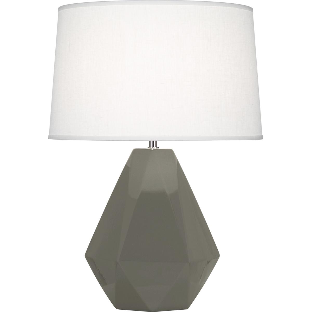 Robert Abbey CR930 Delta 22.5 inch 150 watt Ash Table Lamp Portable Light