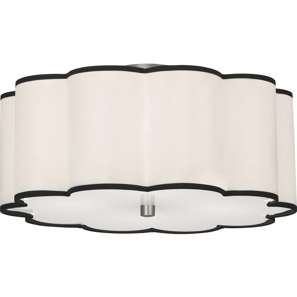 Robert Abbey D2200 Axis 4 Light 20 inch Blackened Antique Nickel Flushmount Ceiling Light