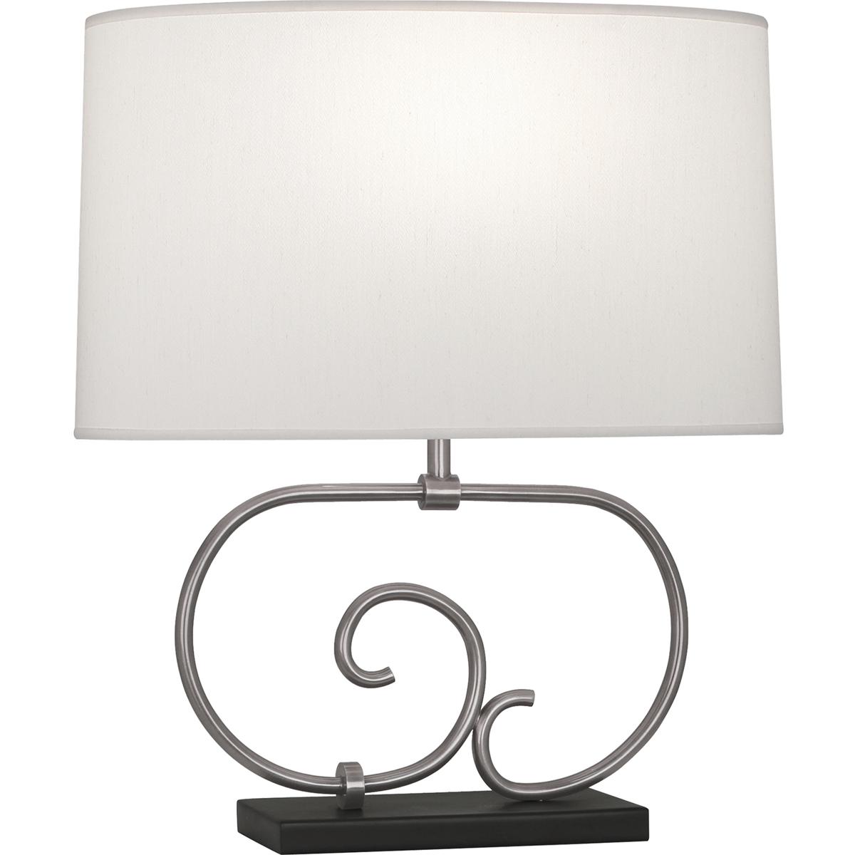 Robert Abbey D586 Chloe 22.75 inch 150 watt Dark Antique Nickel Table Lamp Portable Light