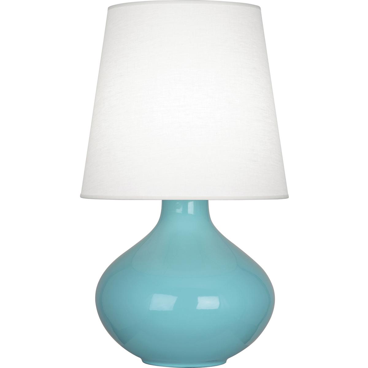 Robert Abbey EB993 June 30.75 inch 150 watt Egg Blue Table Lamp Portable Light in Oyster Linen
