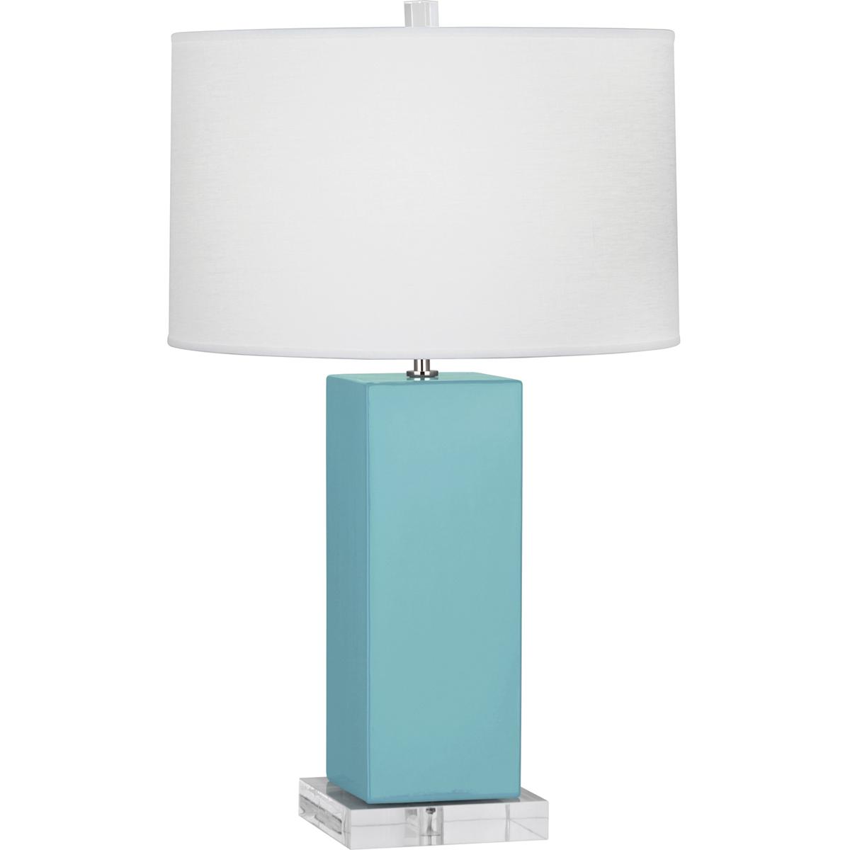 Robert Abbey EB995 Harvey 33 inch 150 watt Egg Blue Table Lamp Portable Light