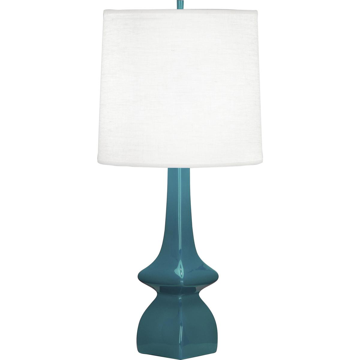 Robert Abbey PC210 Jasmine 31 inch 150 watt Peacock Table Lamp Portable Light