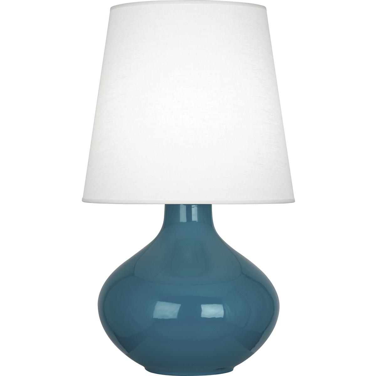 Robert Abbey PC993 June 30.75 inch 150 watt Peacock Table Lamp Portable Light in Oyster Linen
