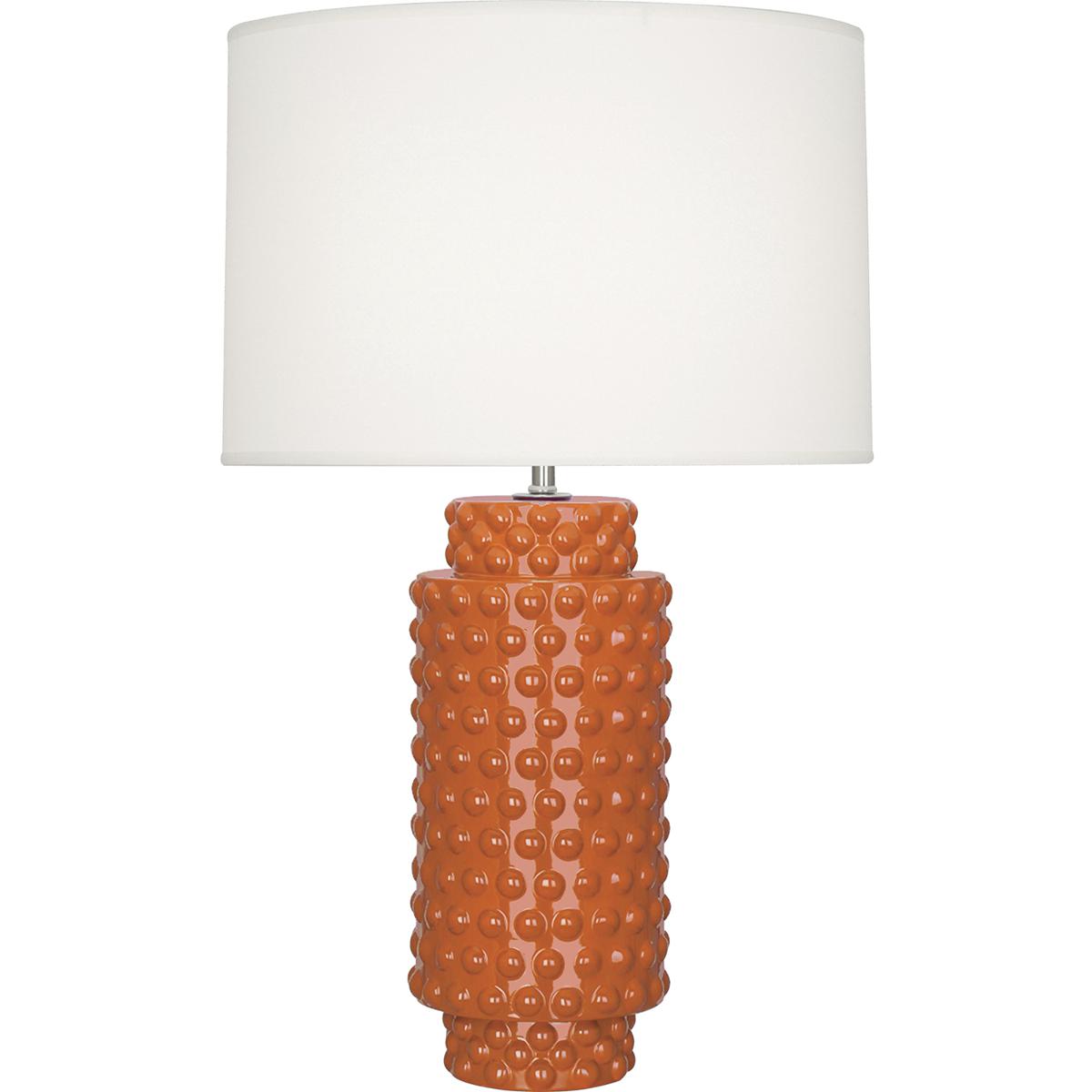 Robert Abbey PM800 Dolly 27.5 inch 150 watt Pumpkin Table Lamp Portable Light in Fondine