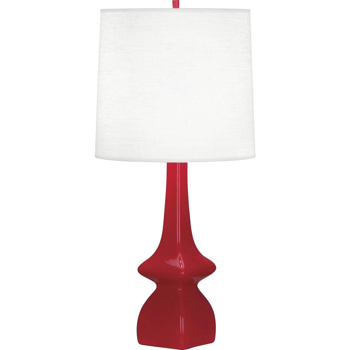 Robert Abbey RR210 Jasmine 31 inch 150 watt Ruby Red Table Lamp Portable Light