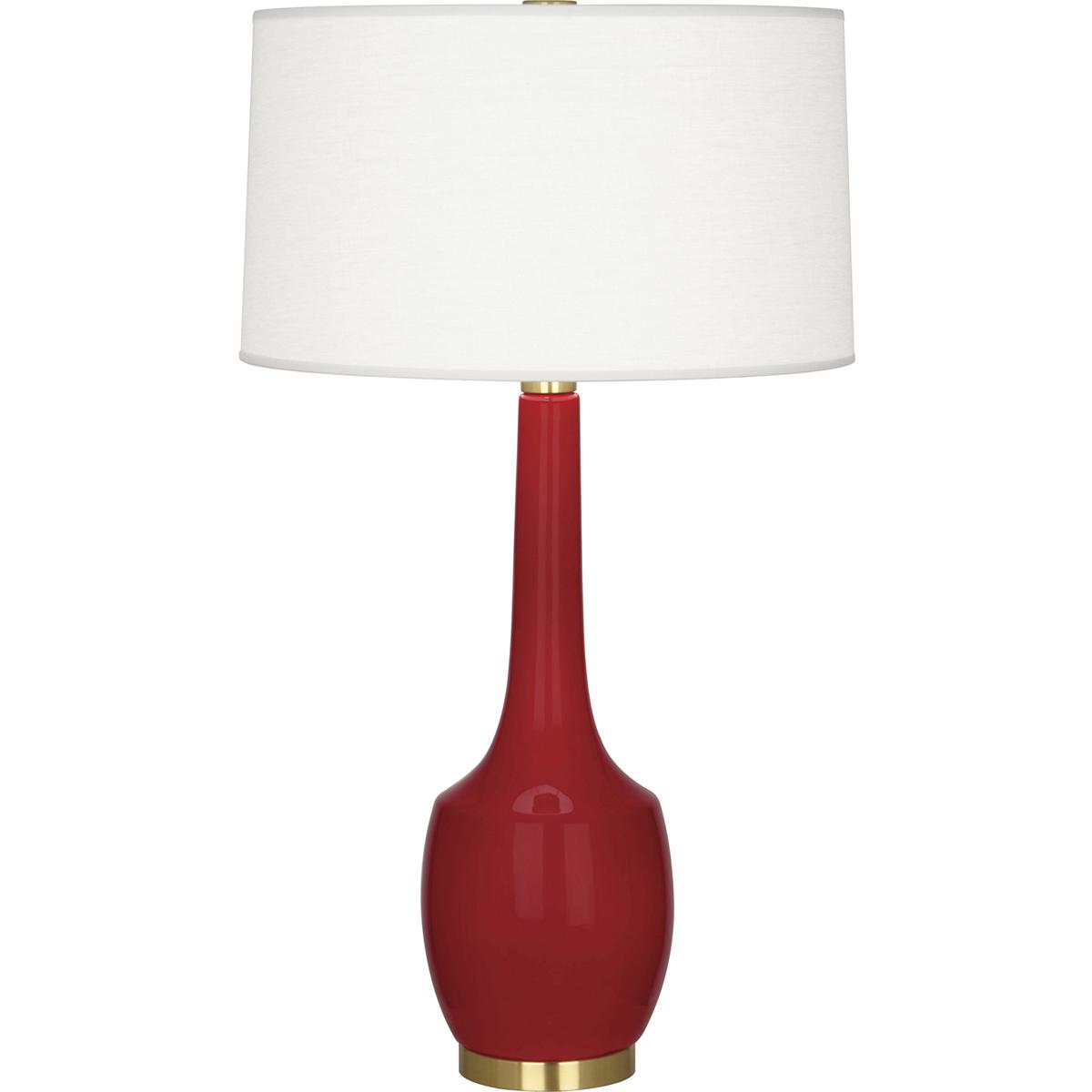 Robert Abbey RR701 Delilah 34.31 inch 150 watt Ruby Red Table Lamp Portable Light