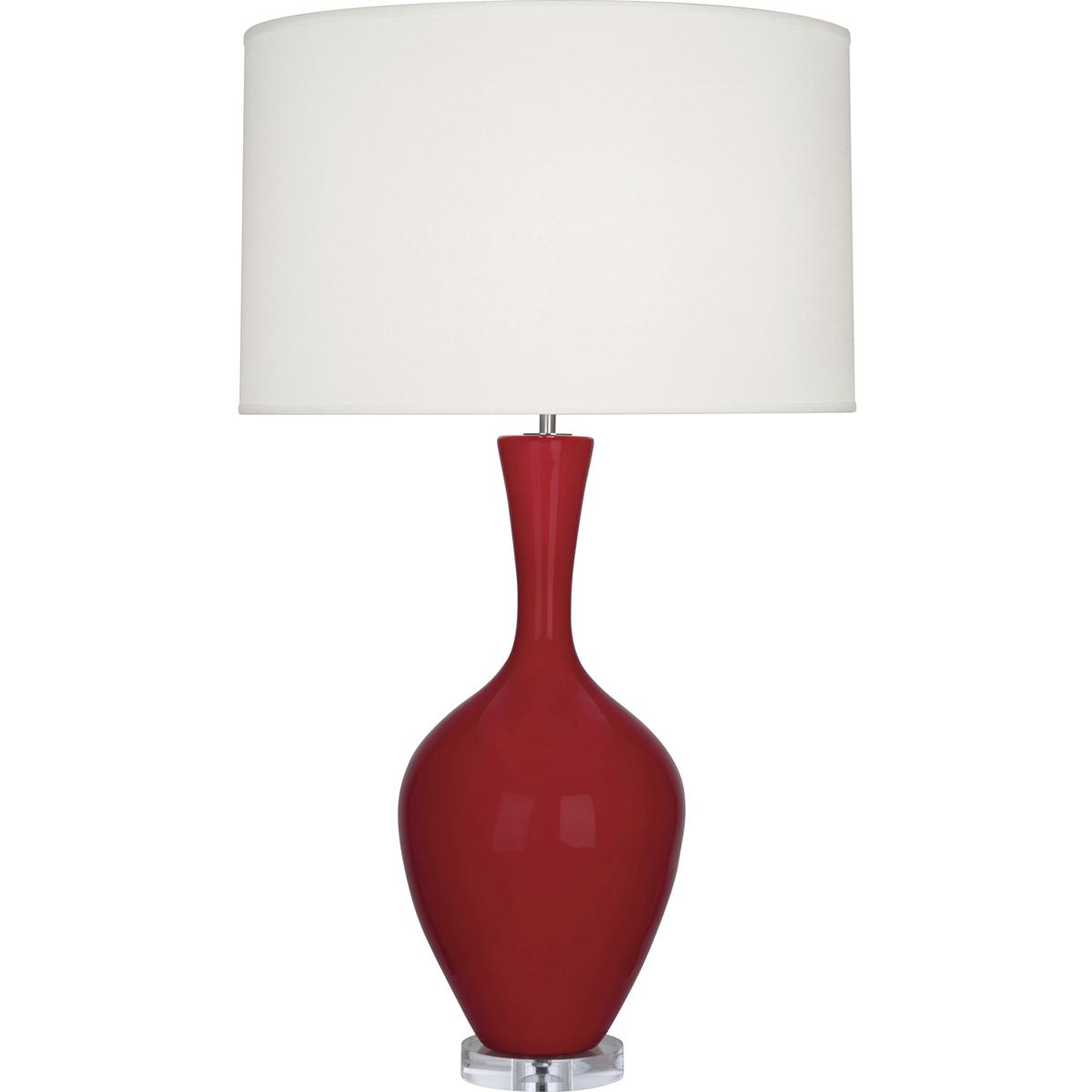 Robert Abbey RR980 Audrey 33.5 inch 150 watt Ruby Red Table Lamp Portable Light