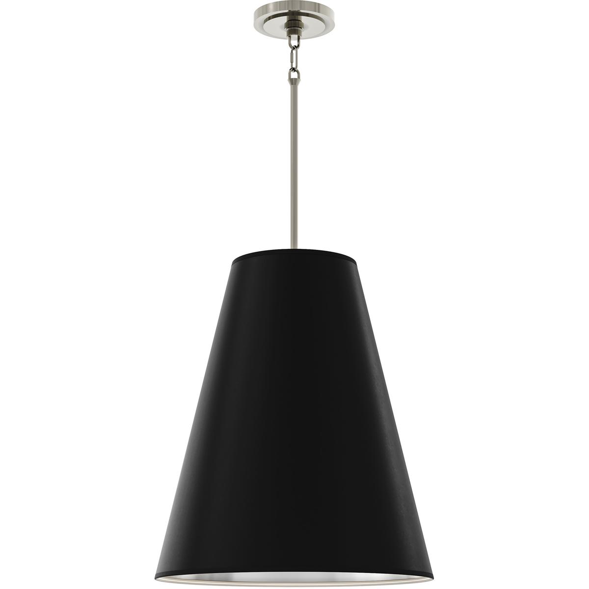 Robert Abbey S494MOS Chrissy 4 Light 18 inch Polished Nickel Island Pendant Ceiling Light in Matte Obsidian With Matte Silver