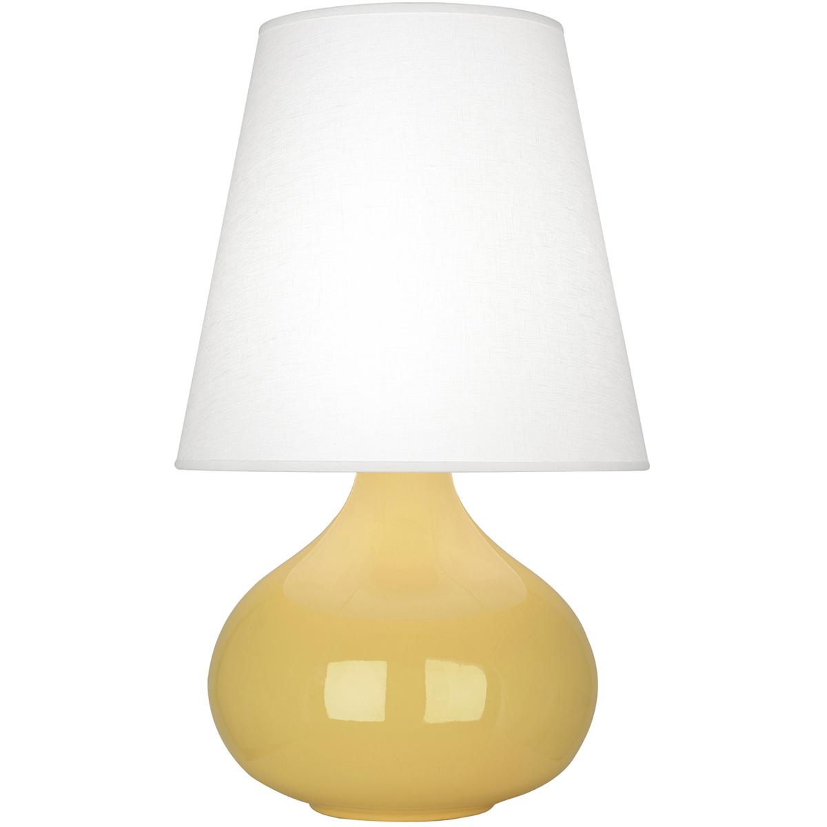 Robert Abbey SU93 Small June 23.5 inch 150 watt Sunset Yellow Accent Lamp Portable Light in Oyster Linen