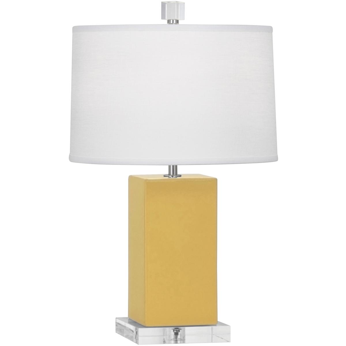 Robert Abbey SU990 Small Harvey 19.13 inch 60 watt Sunset Yellow Accent Lamp Portable Light