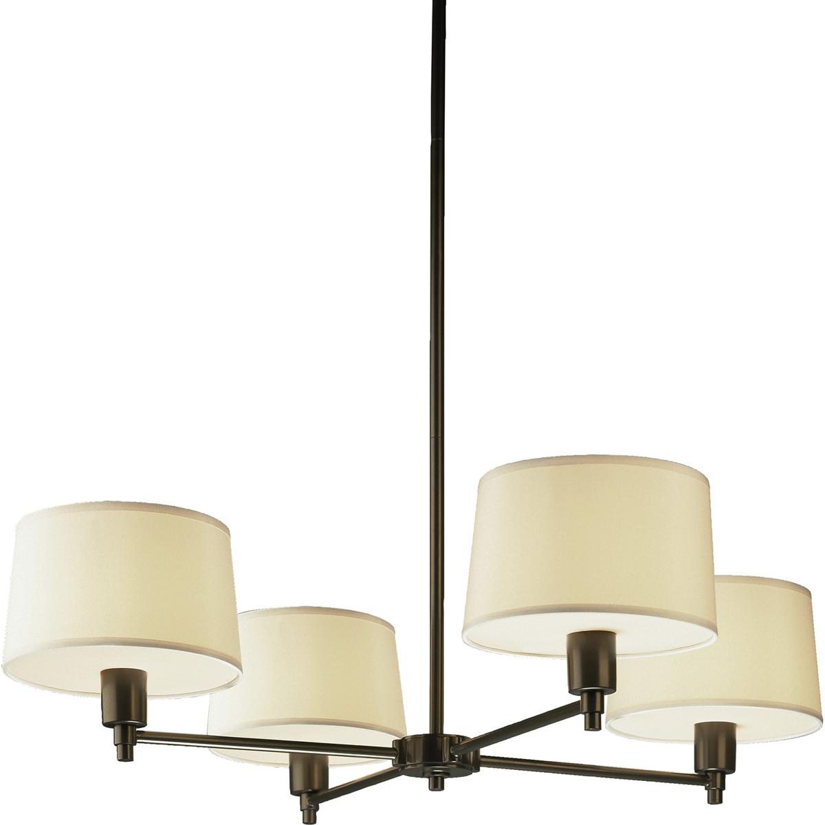 Robert Abbey Z1817 Real Simple 4 Light 35 inch Deep Bronze Chandelier Ceiling Light