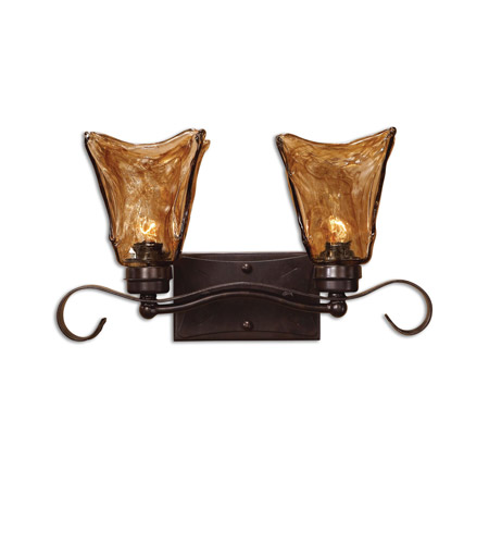 Spark & Spruce 23574-OR Morton 2 Light 17 inch Oil Rubbed Bronze Vanity Strip Wall Light photo