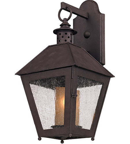 Spark & Spruce 20179-CR Granger 1 Light 18 inch Centennial Rust Outdoor Wall Lantern