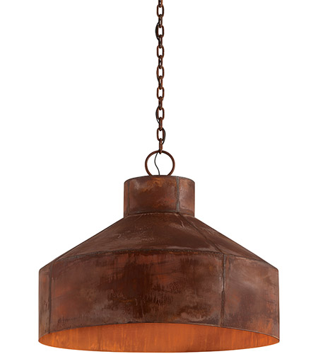 Spark & Spruce 20207-RP Cliff 5 Light 32 inch Rust Patina Chandelier Ceiling Light