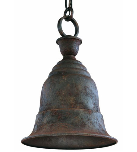 Spark & Spruce 20115-CR Louise 1 Light 11 inch Cenntinial Rust Outdoor Hanging Lantern in Fluorescent
