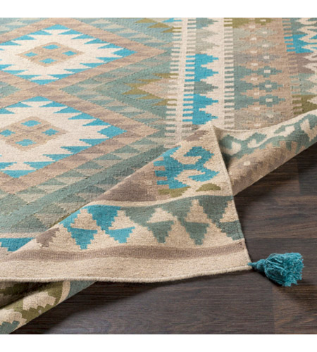 Spark & Spruce 20567-SB Bodie 90 X 60 inch Sage/Camel/Taupe/Teal/Dark Brown Rugs, Rectangle dia2006-fold.jpg