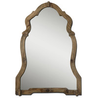Spark & Spruce 23920-LW Basswood 43 X 30 inch Light Walnut Stained Wood Wall Mirror photo thumbnail
