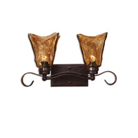 Spark & Spruce 23574-OR Morton 2 Light 17 inch Oil Rubbed Bronze Vanity Strip Wall Light thumb
