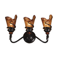 Spark & Spruce 23513-OR Pickens 3 Light 22 inch Oil Rubbed Bronze Vanity Strip Wall Light thumb