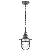 Spark & Spruce 24516-AZCI Kelby 1 Light 7 inch Aged Zinc Outdoor Hanging photo thumbnail