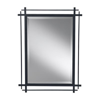 Spark & Spruce 23909-AFCG Spruce 37 X 27 inch Antique Forged Iron Wall Mirror thumb