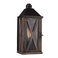 Spark & Spruce 23735-DWCS Stonewall 1 Light 15 inch Dark Weathered Oak and Oil Rubbed Bronze Outdoor Lantern Wall Sconce OL17000DWO_ORB.jpg thumb