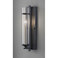Spark & Spruce 24043-AFCG Spruce 1 Light 5 inch Antique Forged Iron and Brushed Steel Wall Sconce Wall Light thumb