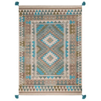 Spark & Spruce 20567-SB Bodie 90 X 60 inch Sage/Camel/Taupe/Teal/Dark Brown Rugs, Rectangle thumb