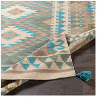Spark & Spruce 20566-SB Bodie 36 X 24 inch Sage/Camel/Taupe/Teal/Dark Brown Rugs, Rectangle dia2006-fold.jpg thumb