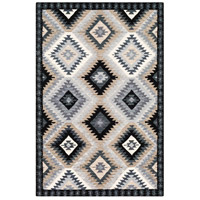 Spark & Spruce 20587-TG Bismuth 90 X 60 inch Teal/Taupe/Medium Gray/Denim/Navy/Ivory/Cream Rugs thumb