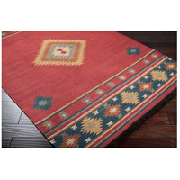 Spark & Spruce 20684-DR Kane 96 X 60 inch Dark Red/Navy/Camel/Clay/Dark Brown/Tan/Taupe Rugs, Wool alternative photo thumbnail