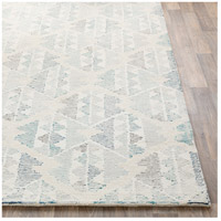 Spark & Spruce 21151-WB Essex 36 X 24 inch White/Pale Blue/Teal/Dark Brown/Light Gray Rugs rse1000-front.jpg thumb