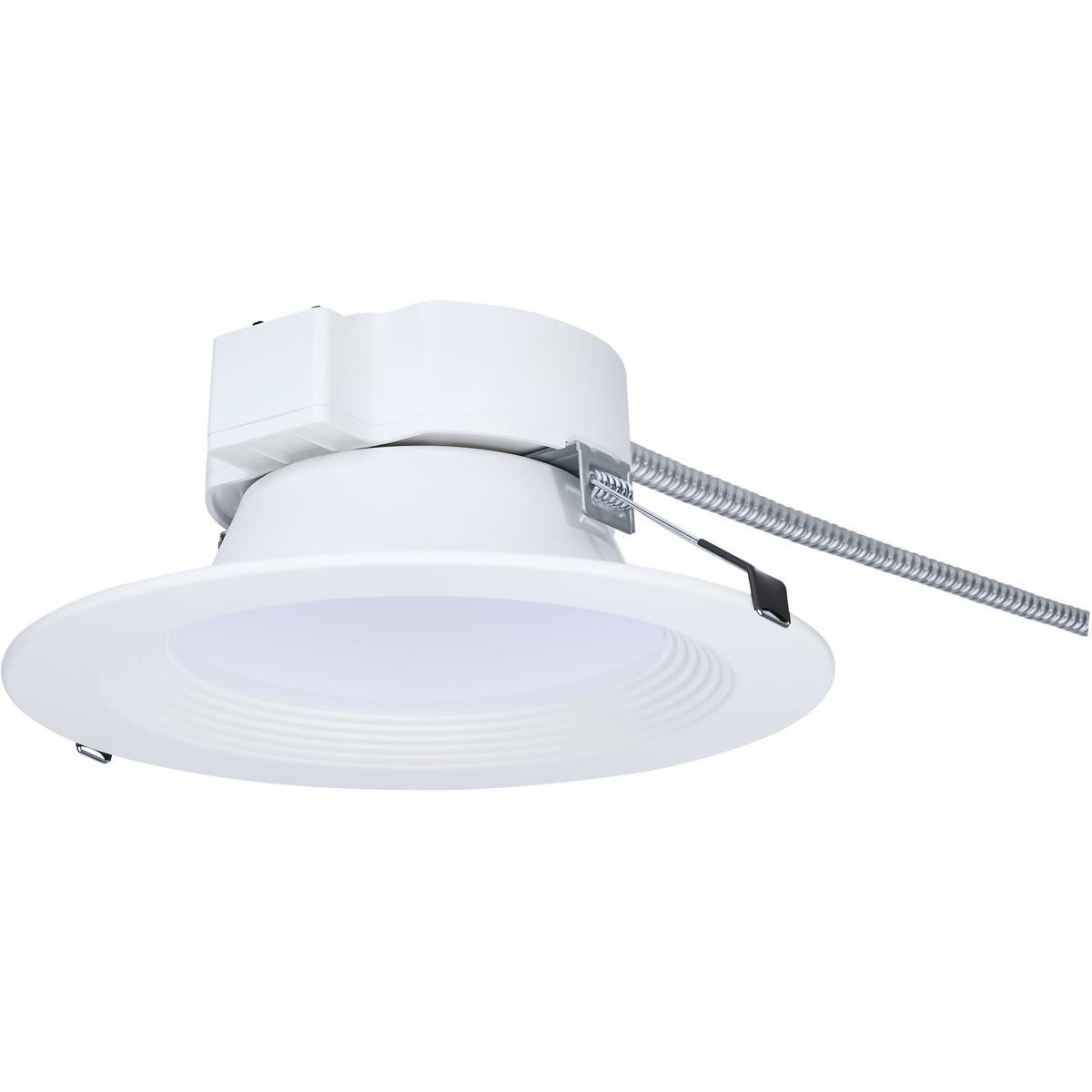25.5W Field Selectable LED 8-Inch Commercial Downlight Round 120-347 Volt