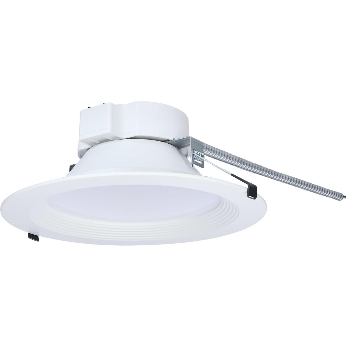 35W Field Selectable LED 10-Inch Commercial Downlight Round 120-277 Volt