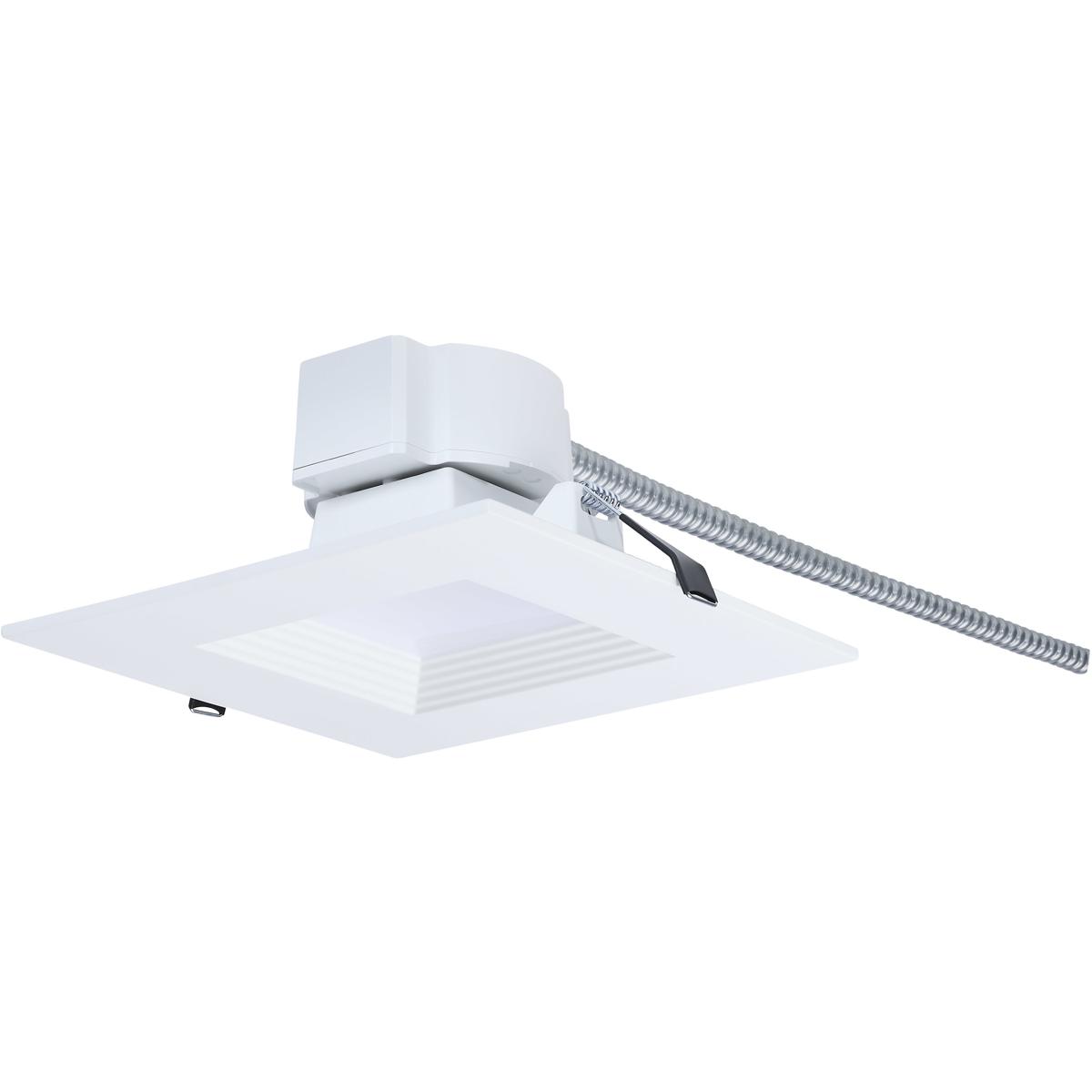 18.5W Field Selectable LED 6-Inch Commercial Downlight Square 120-347 Volt